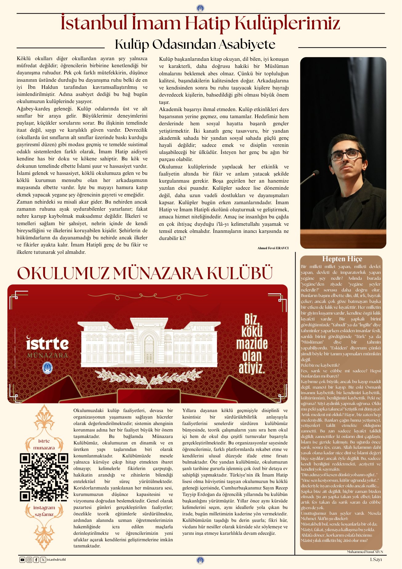 Feraset Gazetesi 1. Sayı, sayfa 3