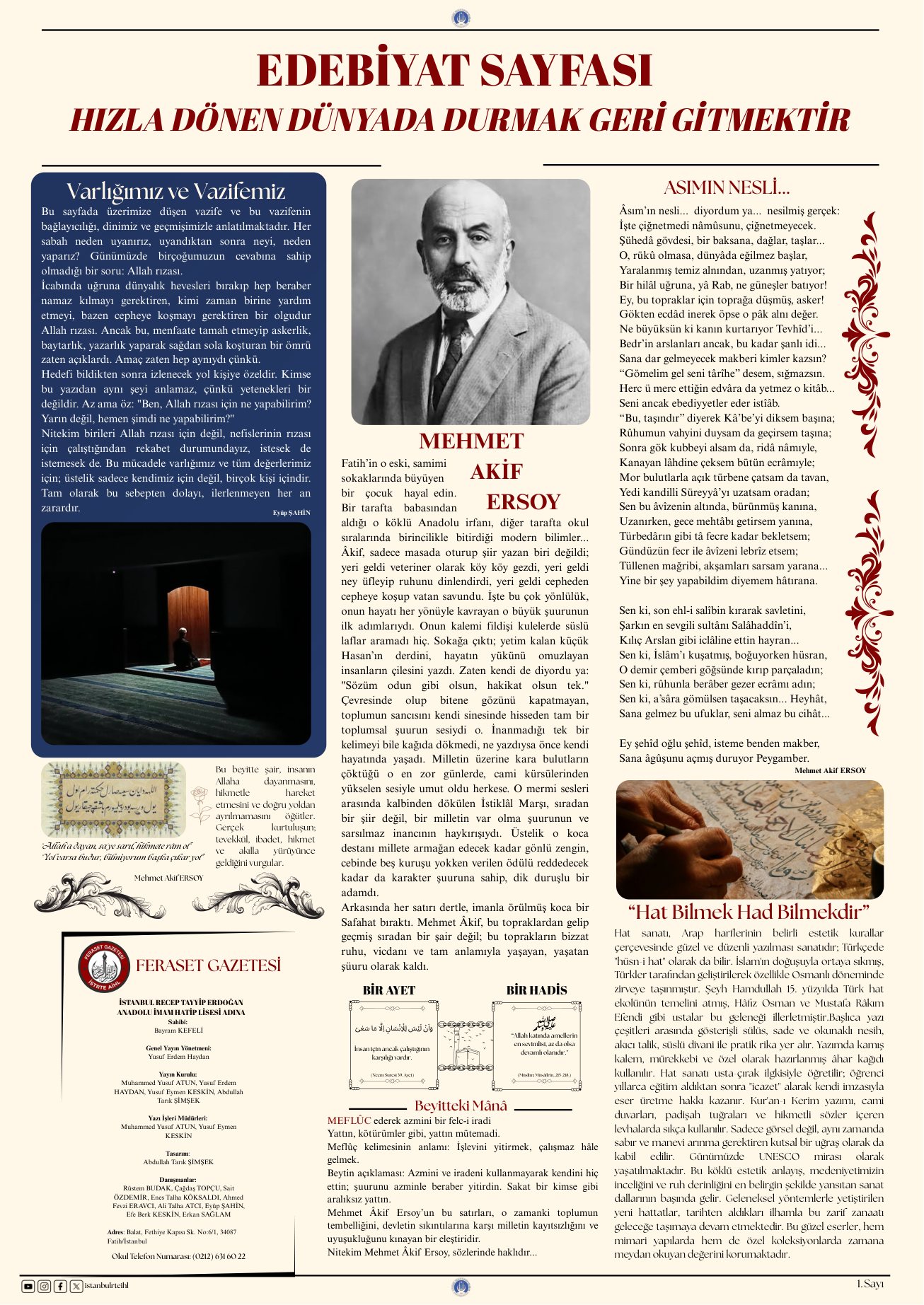 Feraset Gazetesi 1. Sayı, sayfa 4